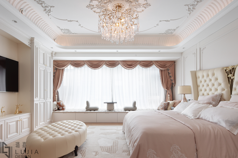 西樾錦宸別墅設計法式實景女兒房