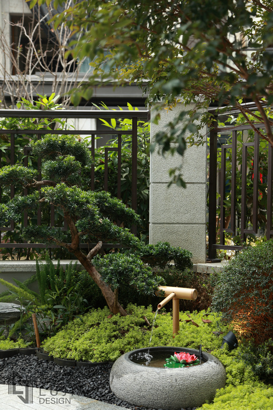 西樾錦宸別墅設計法式實景門前