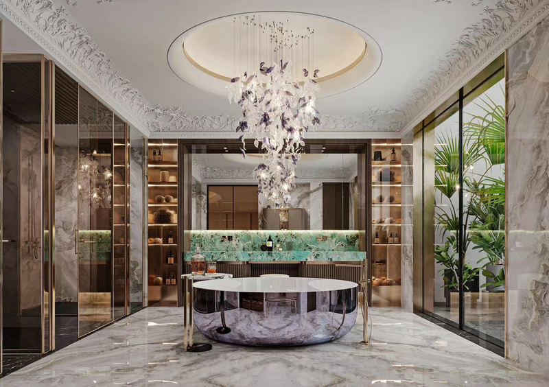 麓山國際法式別墅設計衛生間