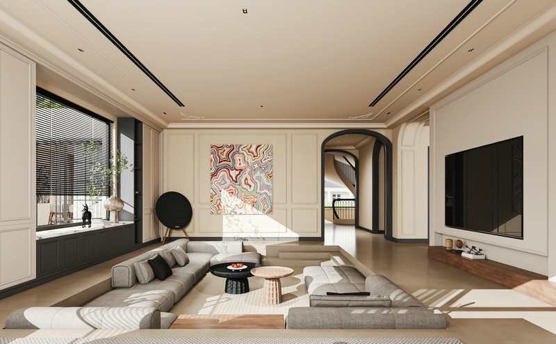 碧桂園別墅設計會客廳