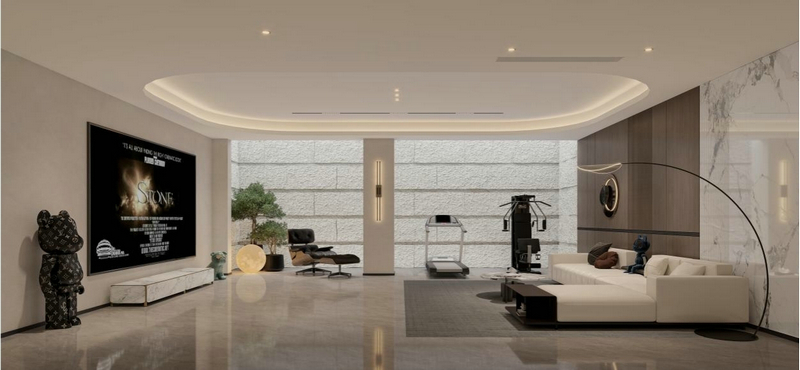 雅居樂·十年雅墅別墅設計休閑廳