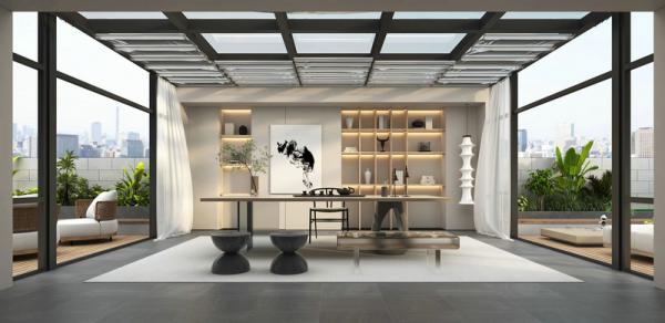 棠湖泊林城-現代輕奢-別墅設計